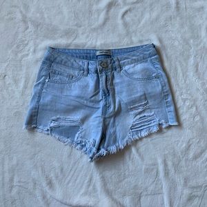 High Waisted Jean Short